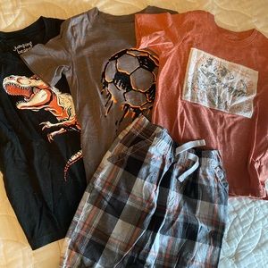 Boys T-shirts and matching short set